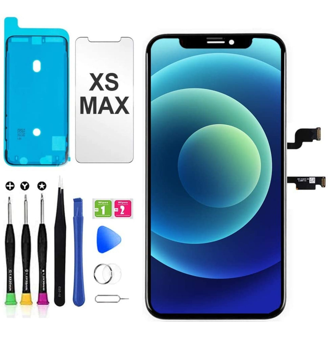 Iphone XSMAX LCD Screen Replacement kit ( screen, tools, screen protector included)