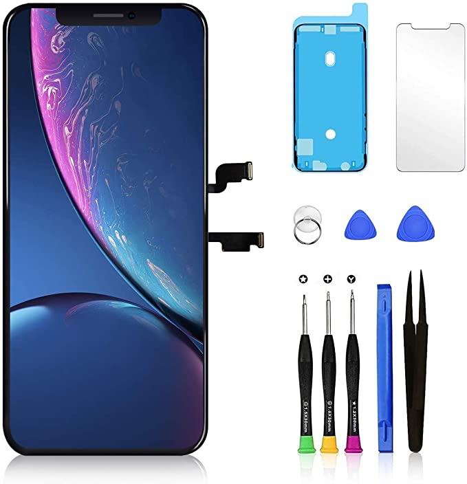 Iphone XSMAX OLED Screen Replacement Kit (Screen, tools, screen protector included)